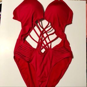 Kenneth Cole Monokini Swimsuit Large New